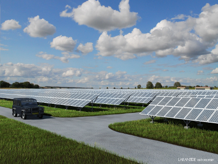 Ferme solaire photovoltaïque