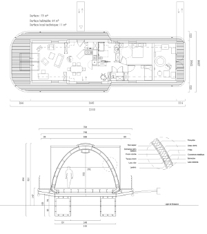 Floating home plan