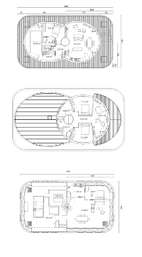 Bâtiment flottant plan